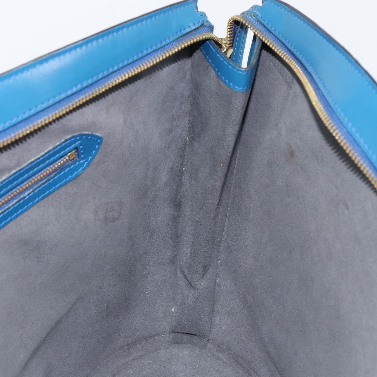 LOUIS VUITTON Epi Saint Jacques Shopping Shoulder Bag Blue M52275 Auth bs32538