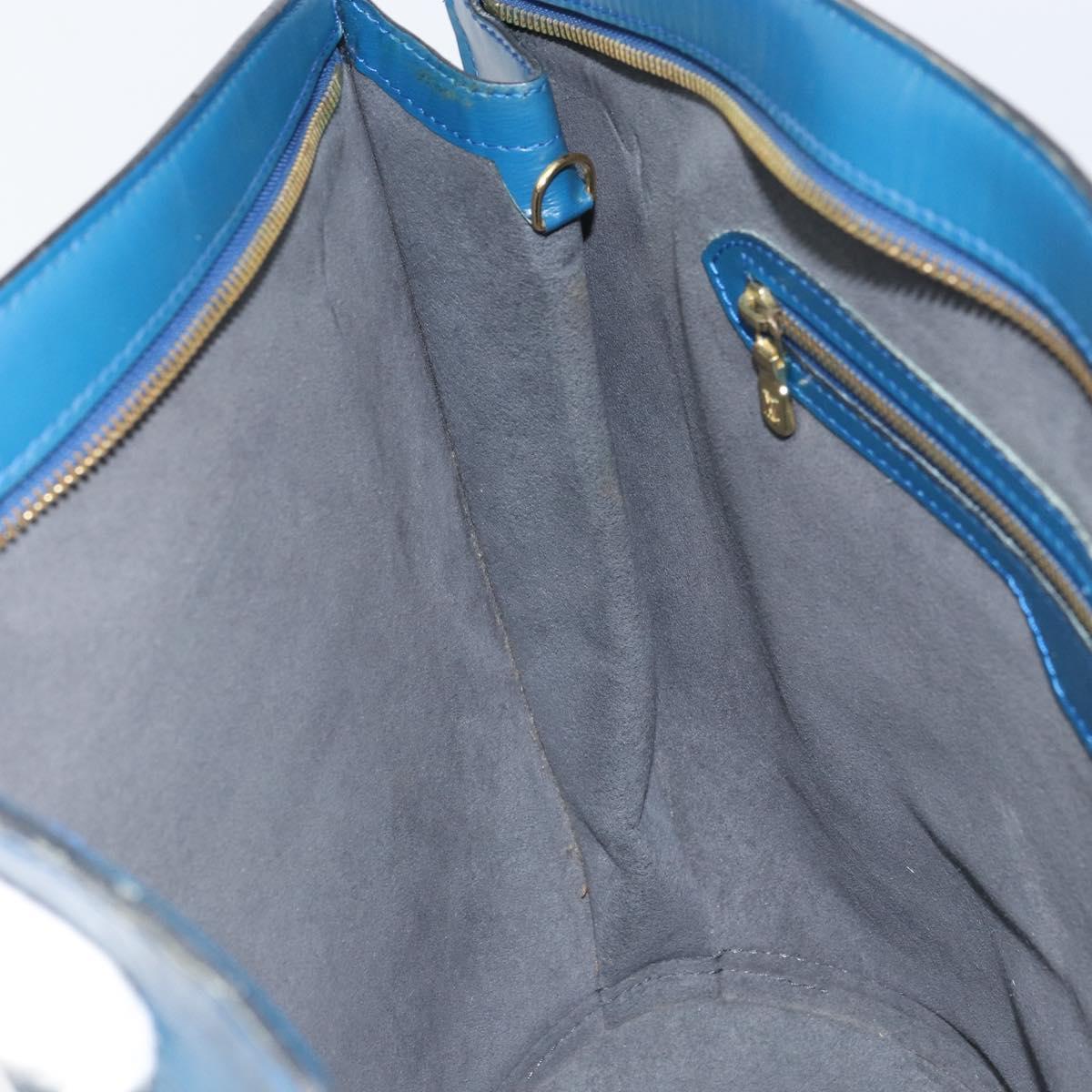 LOUIS VUITTON Epi Saint Jacques Shopping Shoulder Bag Blue M52275 Auth bs32538