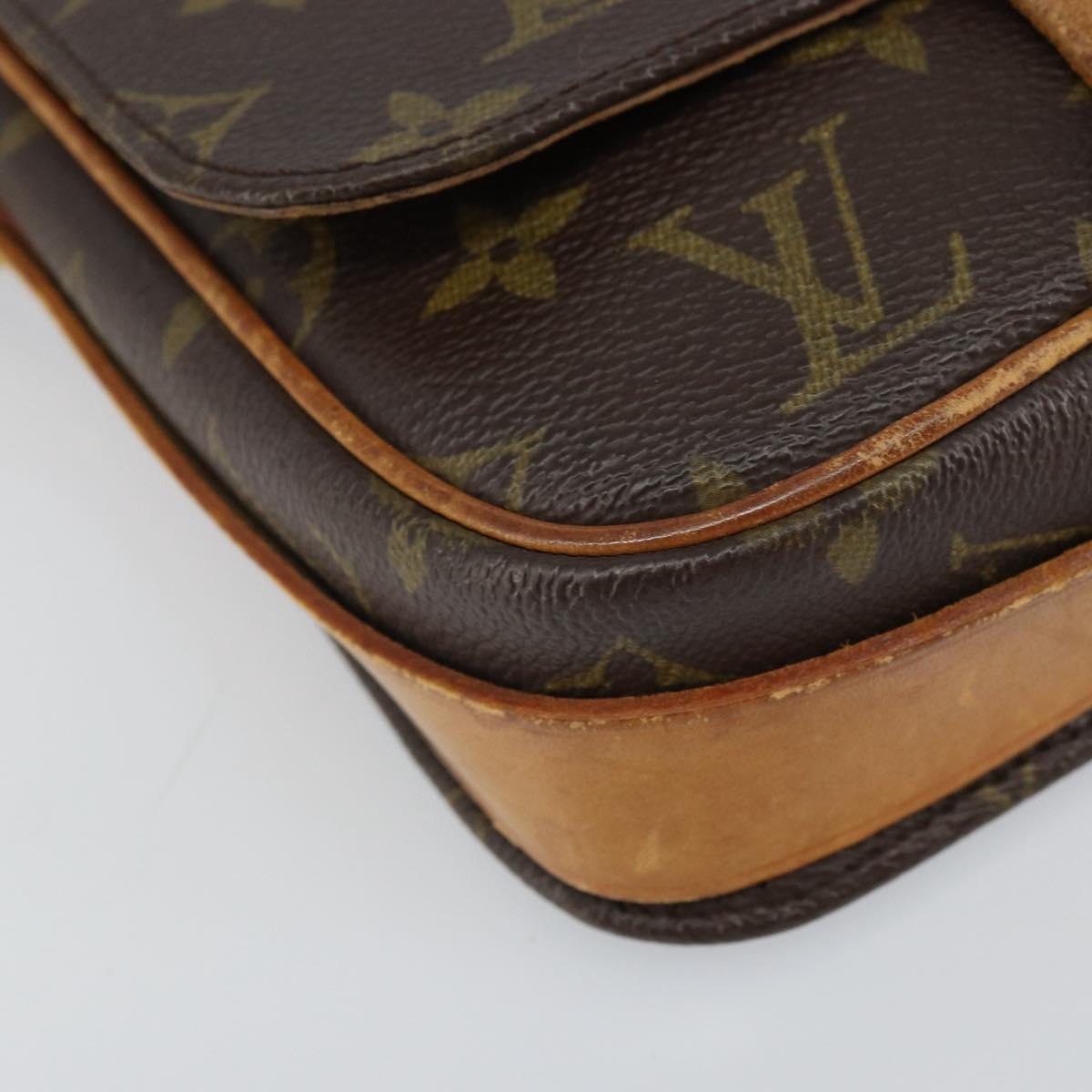 LOUIS VUITTON Monogram Cartouchiere PM Shoulder Bag M51254 LV Auth bs32541