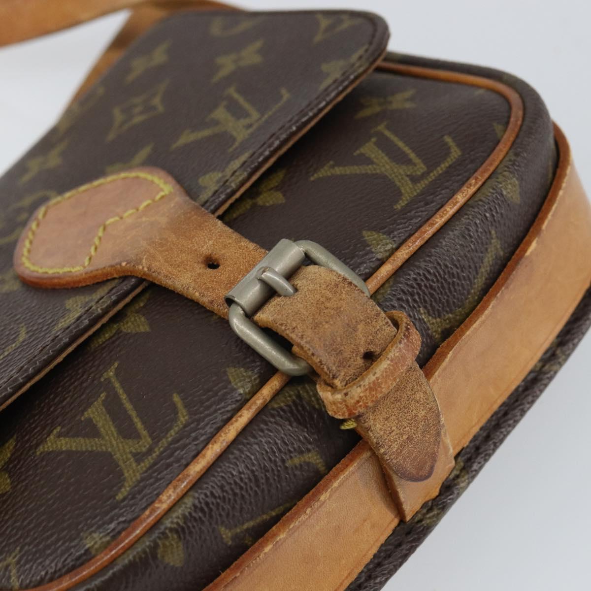 LOUIS VUITTON Monogram Cartouchiere PM Shoulder Bag M51254 LV Auth bs32541