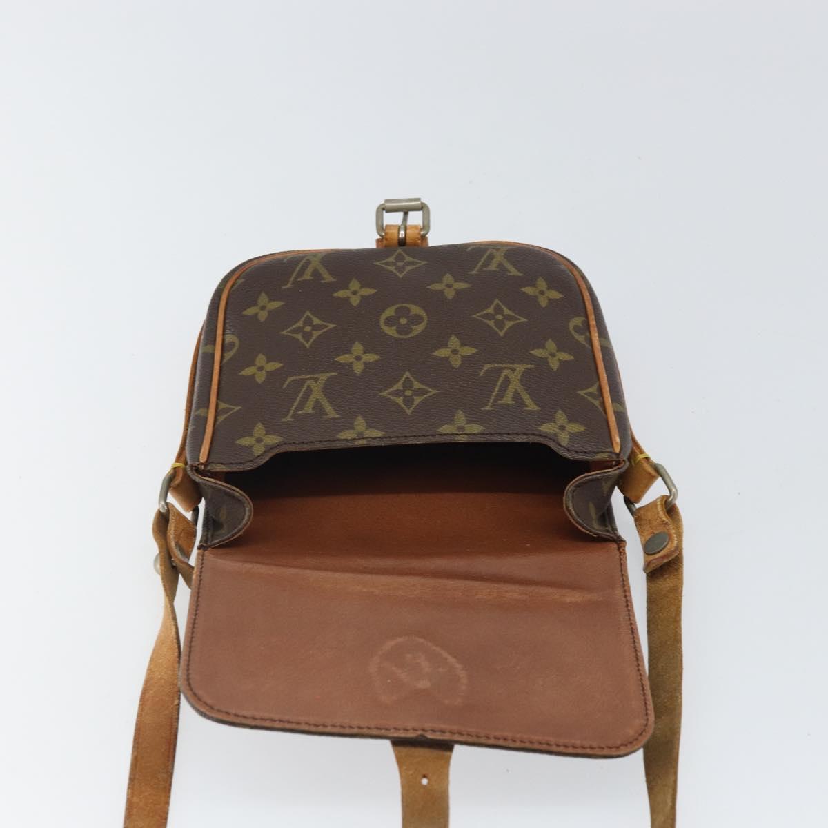 LOUIS VUITTON Monogram Cartouchiere PM Shoulder Bag M51254 LV Auth bs32541