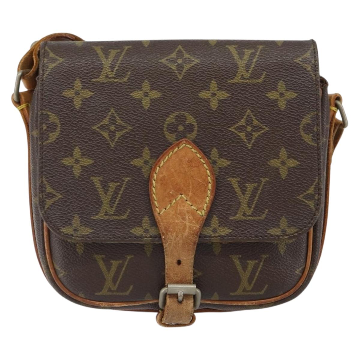 LOUIS VUITTON Monogram Cartouchiere PM Shoulder Bag M51254 LV Auth bs32541