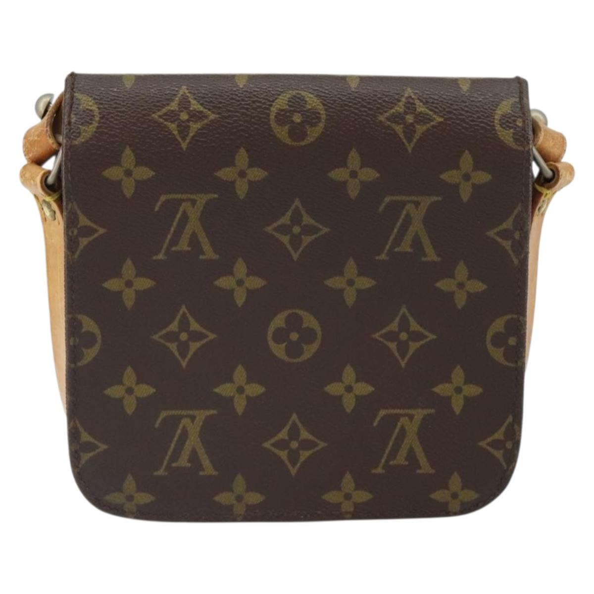 LOUIS VUITTON Monogram Cartouchiere PM Shoulder Bag M51254 LV Auth bs32541