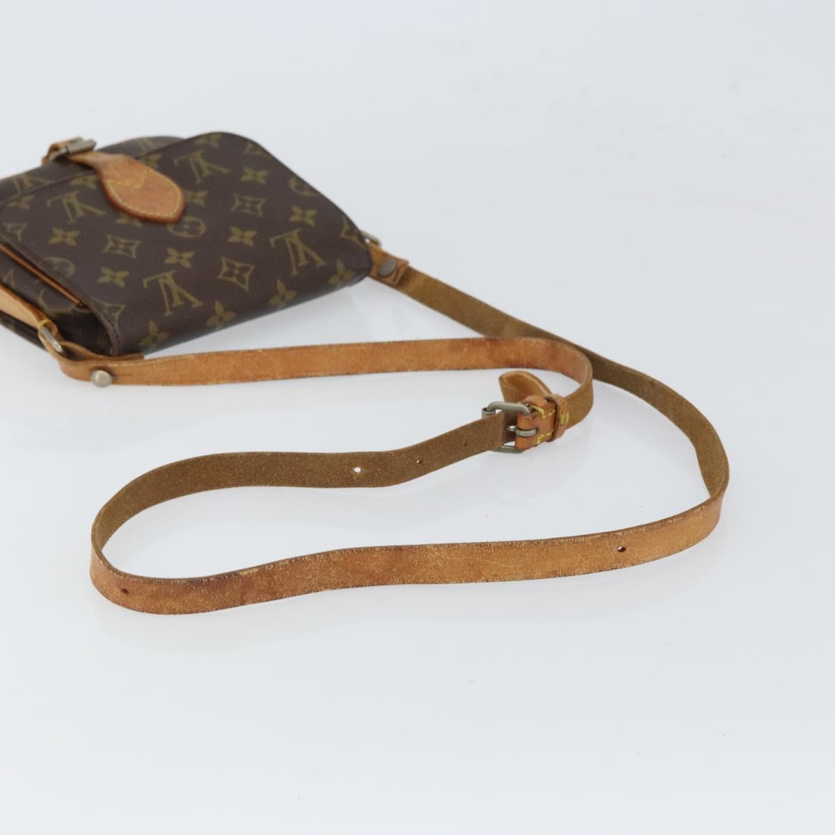 LOUIS VUITTON Monogram Cartouchiere PM Shoulder Bag M51254 LV Auth bs32541