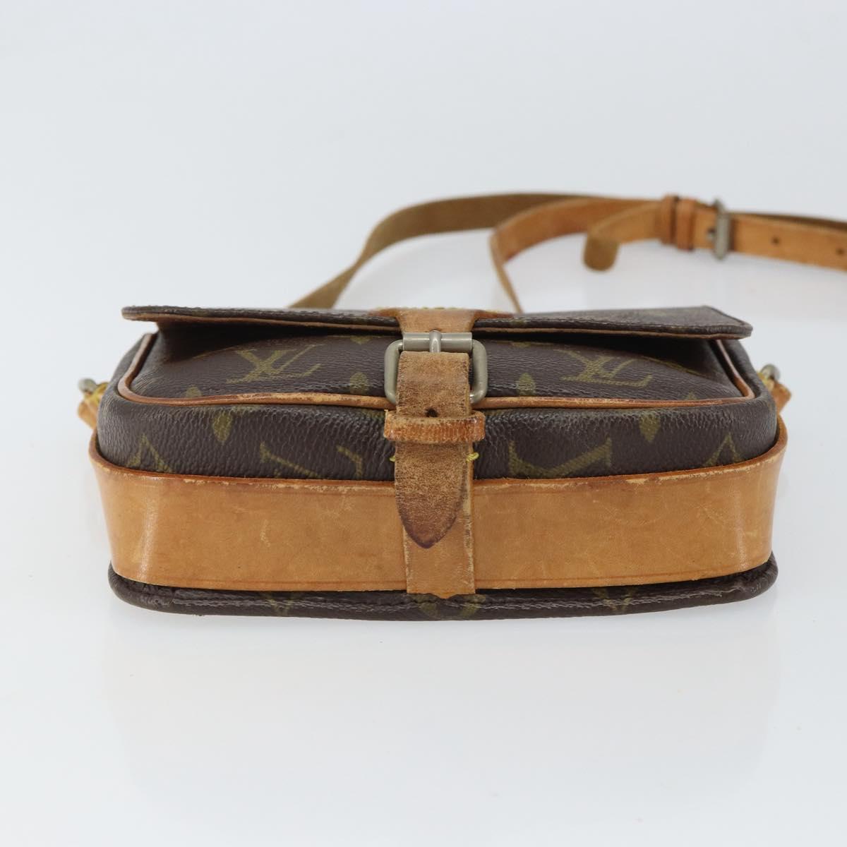 LOUIS VUITTON Monogram Cartouchiere PM Shoulder Bag M51254 LV Auth bs32541