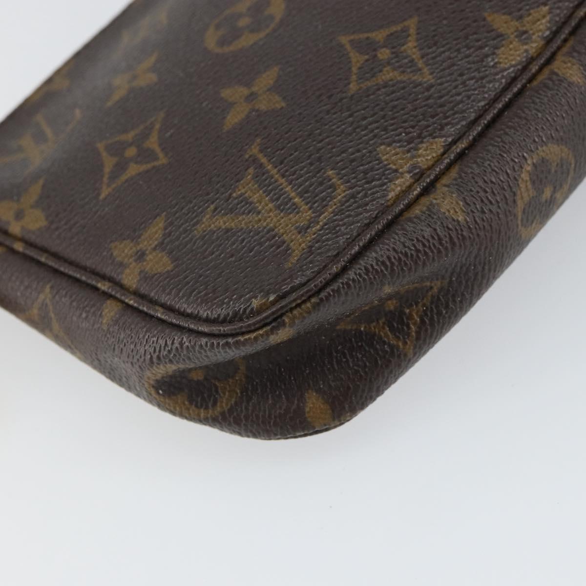 LOUIS VUITTON Monogram Pochette Accessoires Pouch M51980 LV Auth bs32545
