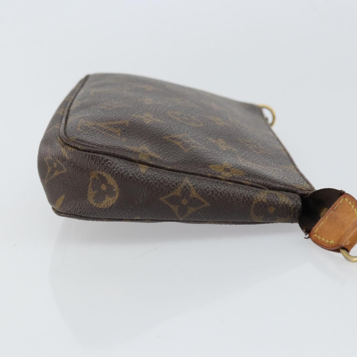 LOUIS VUITTON Monogram Pochette Accessoires Pouch M51980 LV Auth bs32545