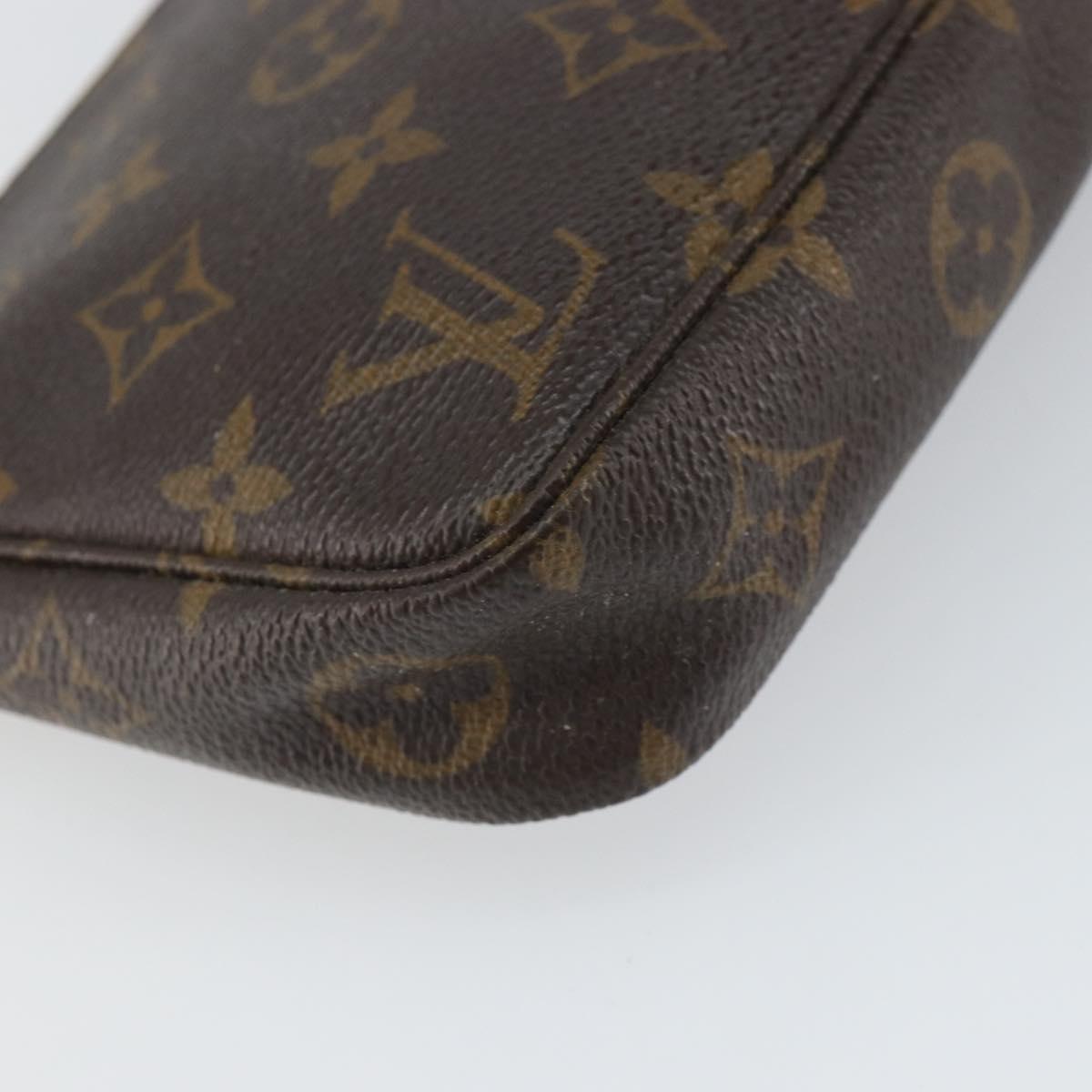 LOUIS VUITTON Monogram Pochette Accessoires Pouch M51980 LV Auth bs32545