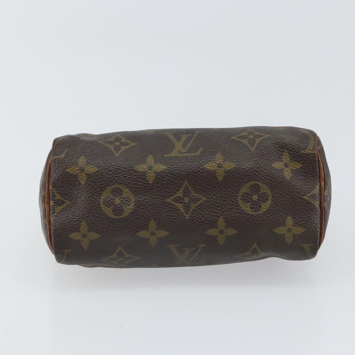 LOUIS VUITTON Monogram Mini Speedy Hand Bag M41534 LV Auth bs32546