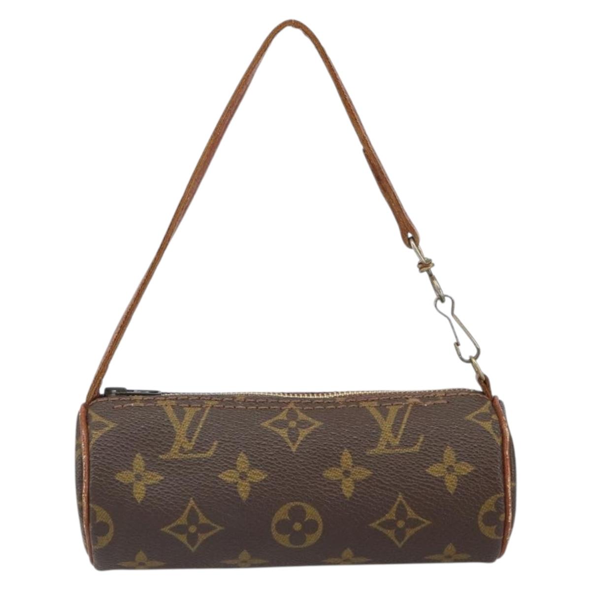LOUIS VUITTON Monogram Papillon Pouch LV Auth bs32548