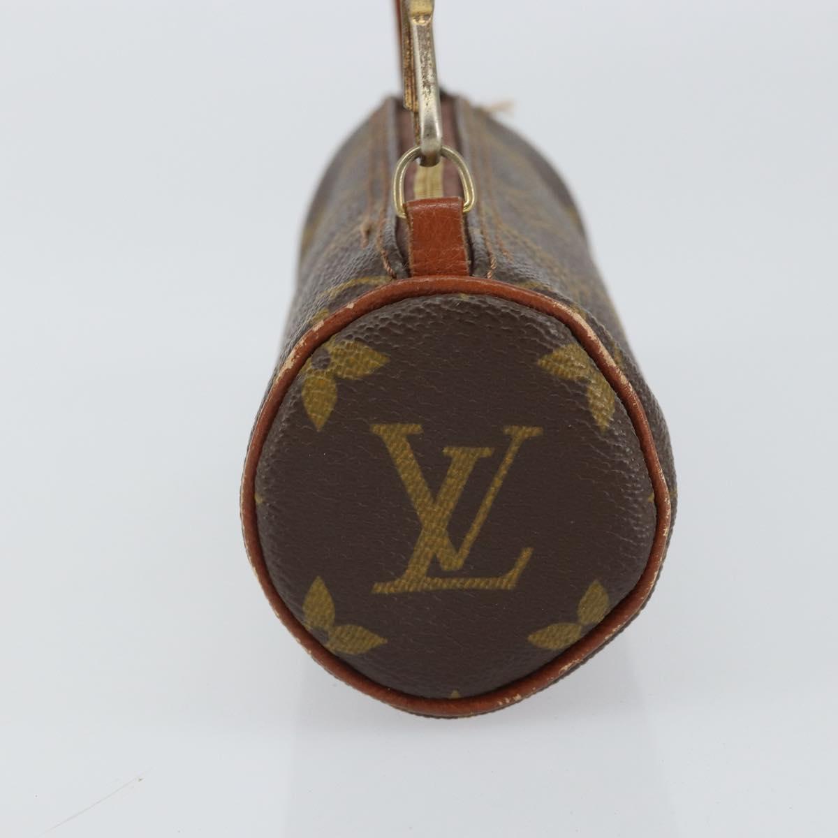 LOUIS VUITTON Monogram Papillon Pouch LV Auth bs32548