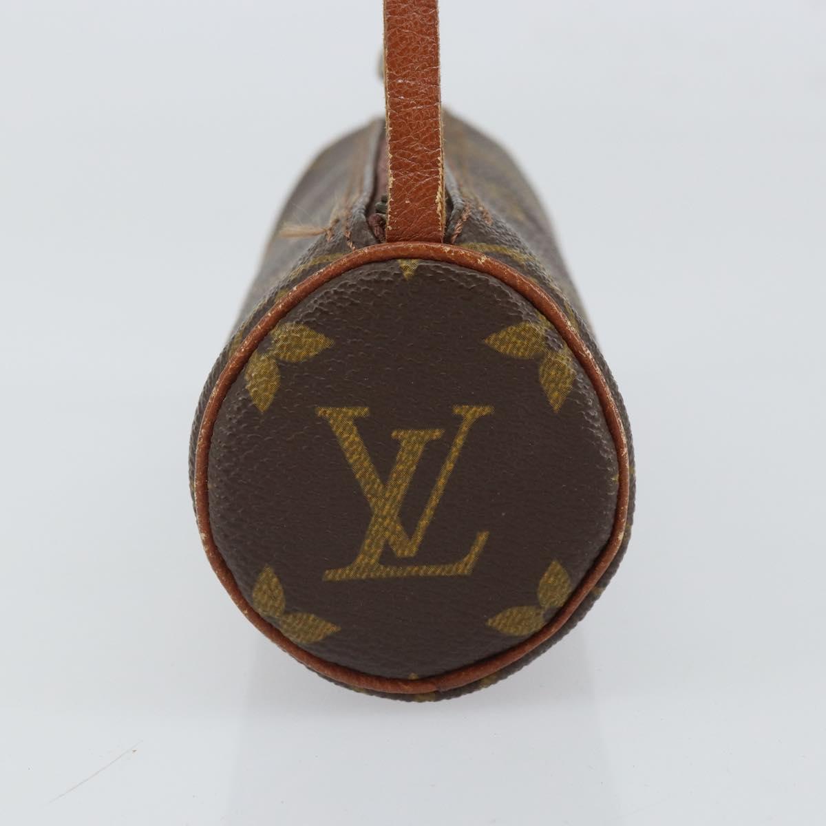 LOUIS VUITTON Monogram Papillon Pouch LV Auth bs32548