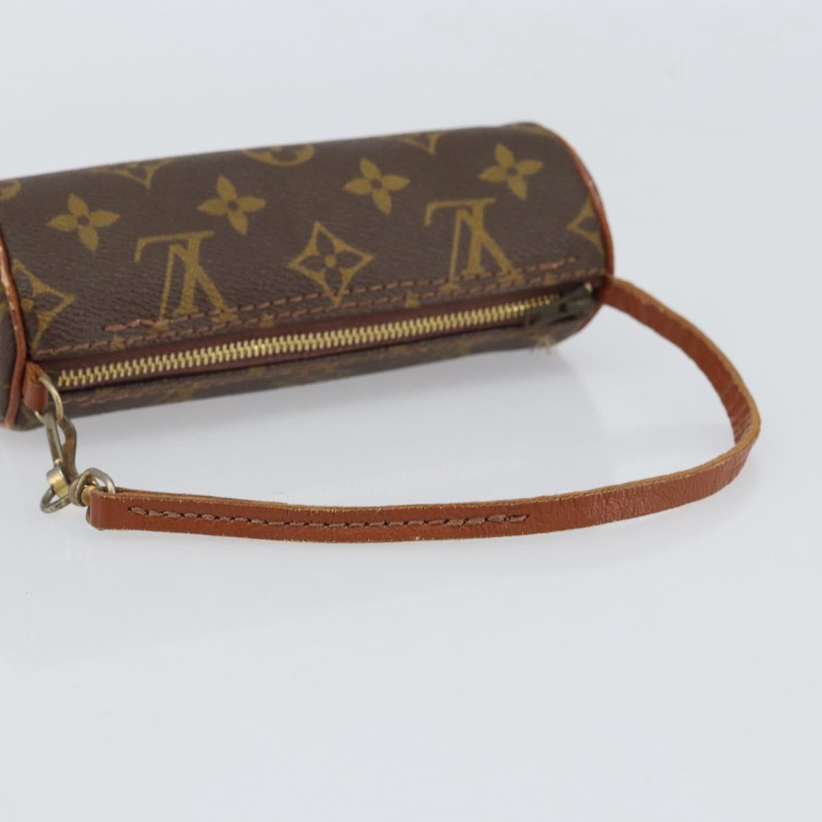 LOUIS VUITTON Monogram Papillon Pouch LV Auth bs32548
