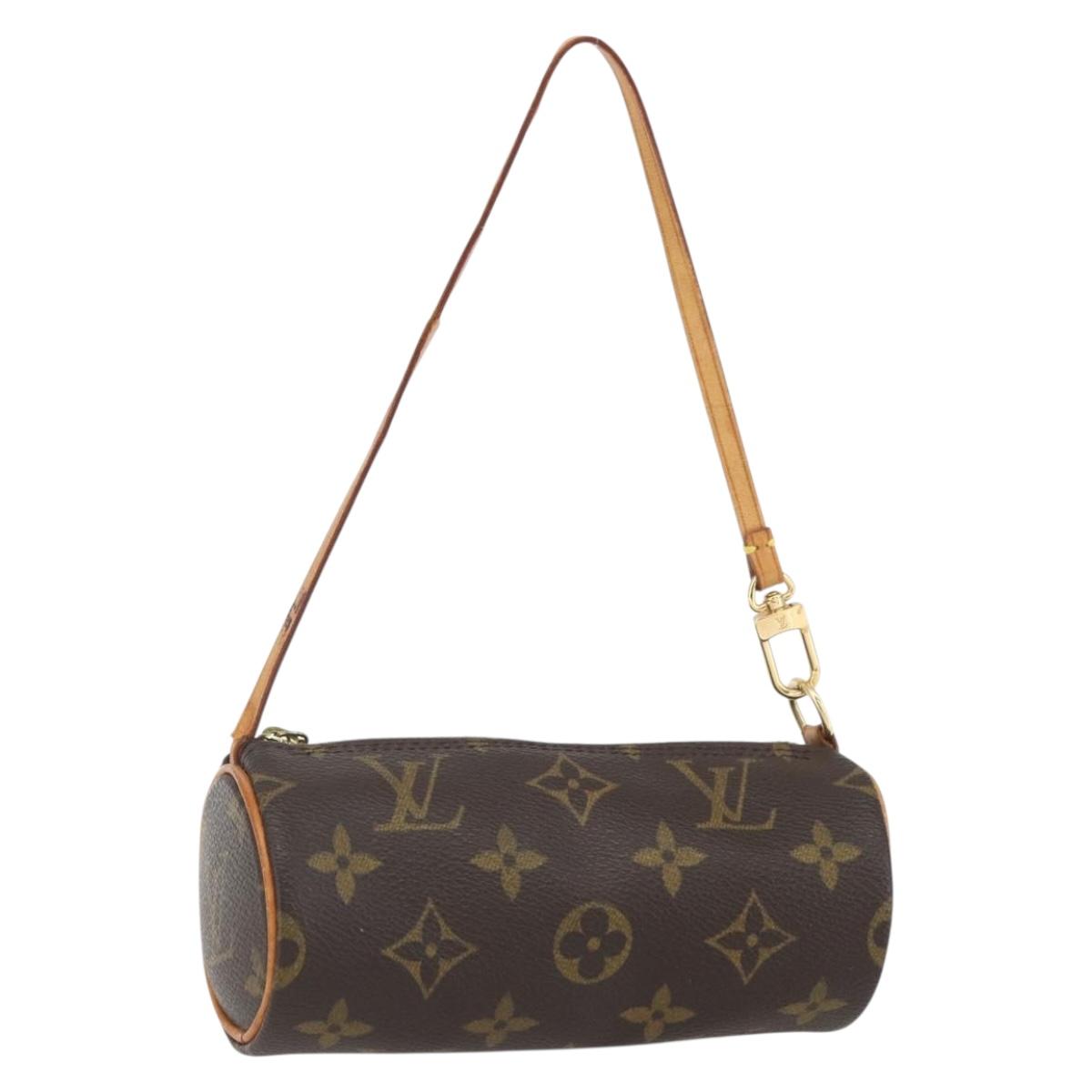 LOUIS VUITTON Monogram Papillon Pouch LV Auth bs32549