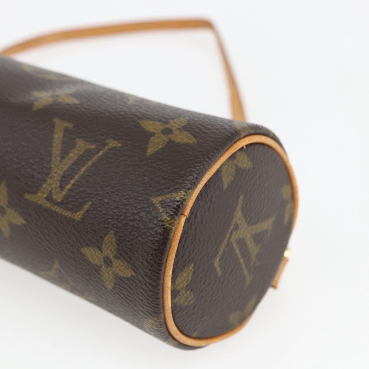LOUIS VUITTON Monogram Papillon Pouch LV Auth bs32549
