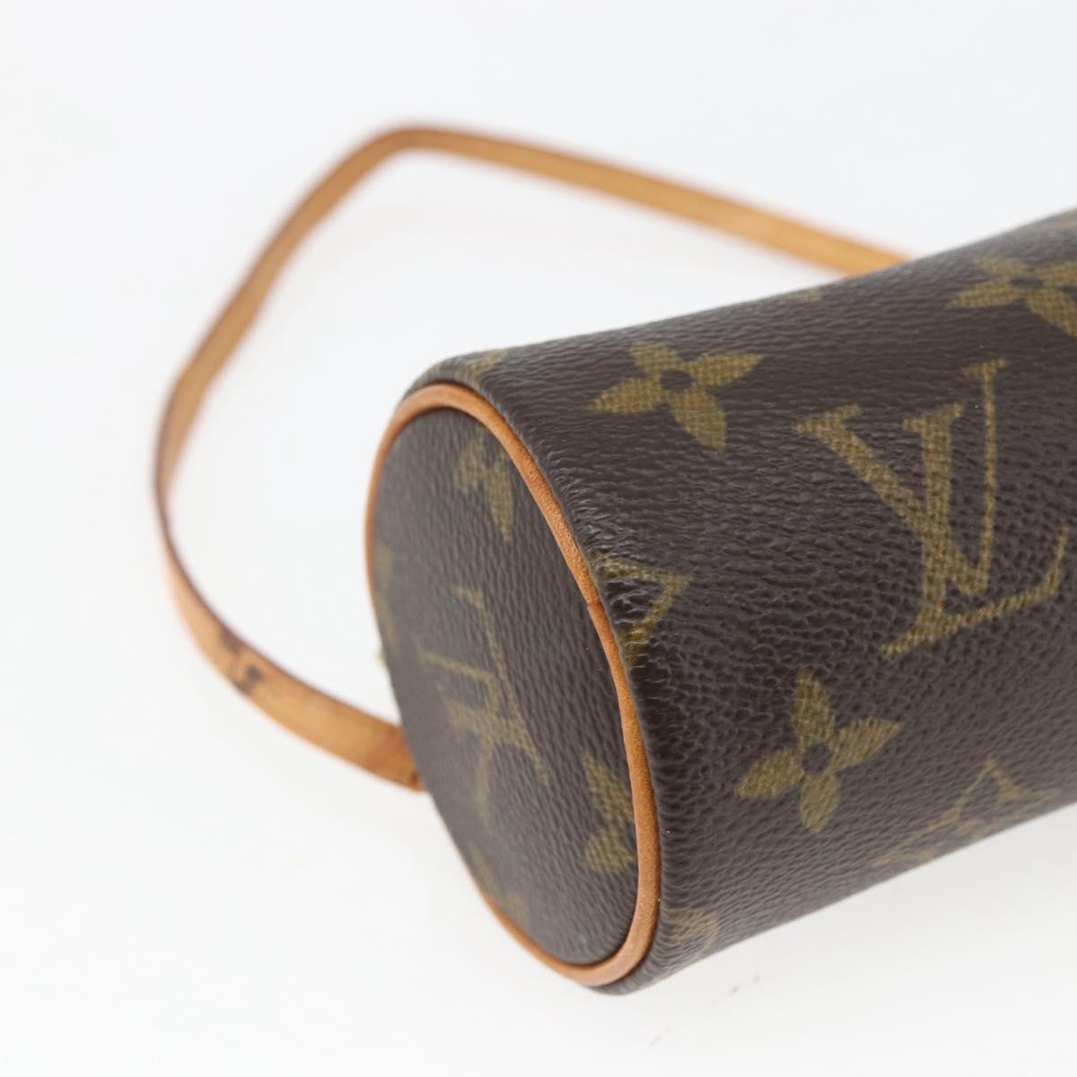 LOUIS VUITTON Monogram Papillon Pouch LV Auth bs32549