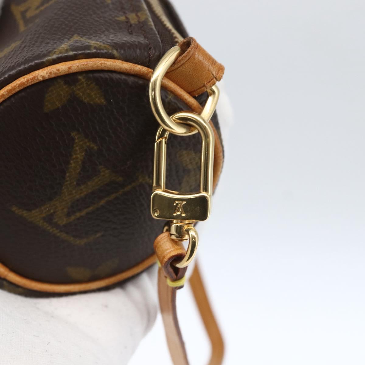 LOUIS VUITTON Monogram Papillon Pouch LV Auth bs32549