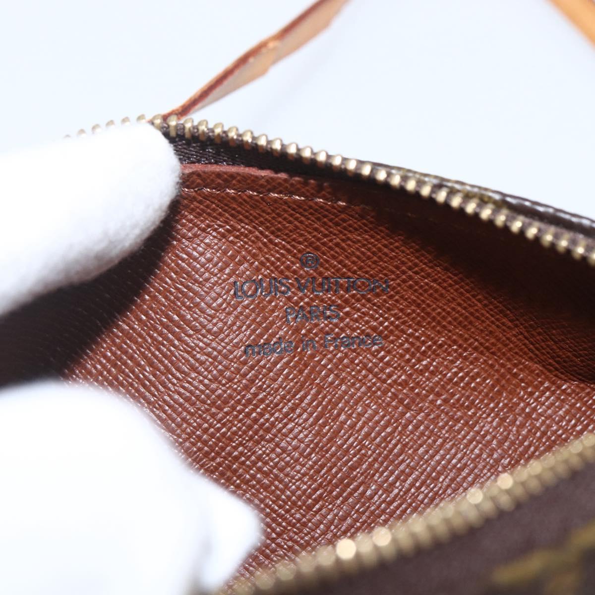 LOUIS VUITTON Monogram Papillon Pouch LV Auth bs32549