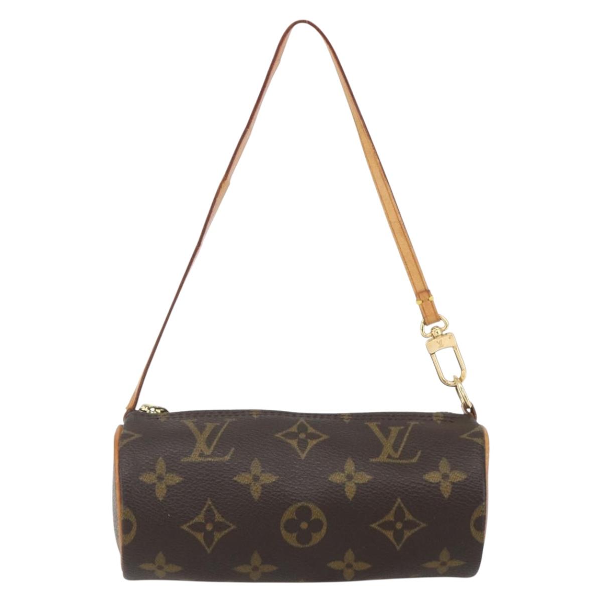 LOUIS VUITTON Monogram Papillon Pouch LV Auth bs32549