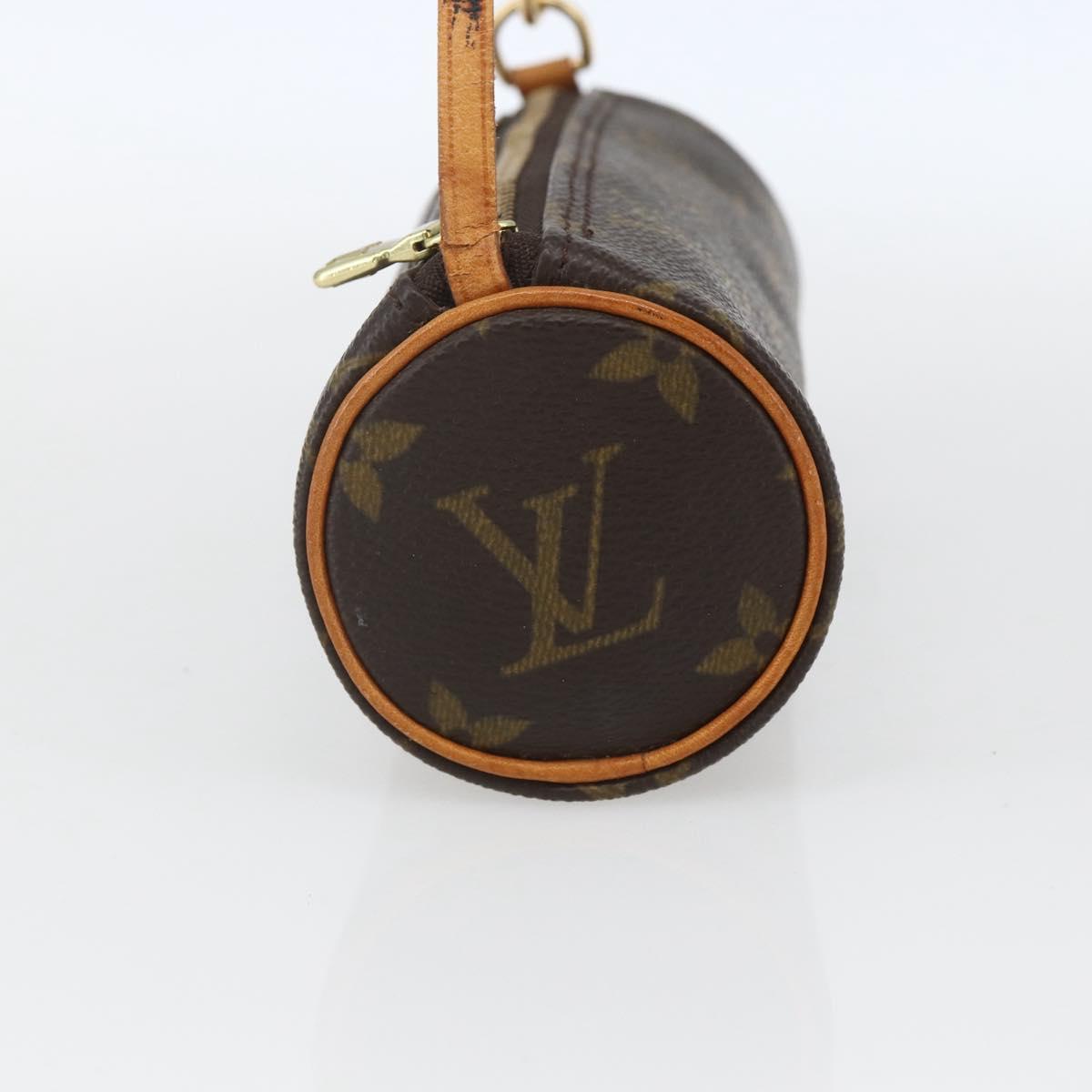LOUIS VUITTON Monogram Papillon Pouch LV Auth bs32549