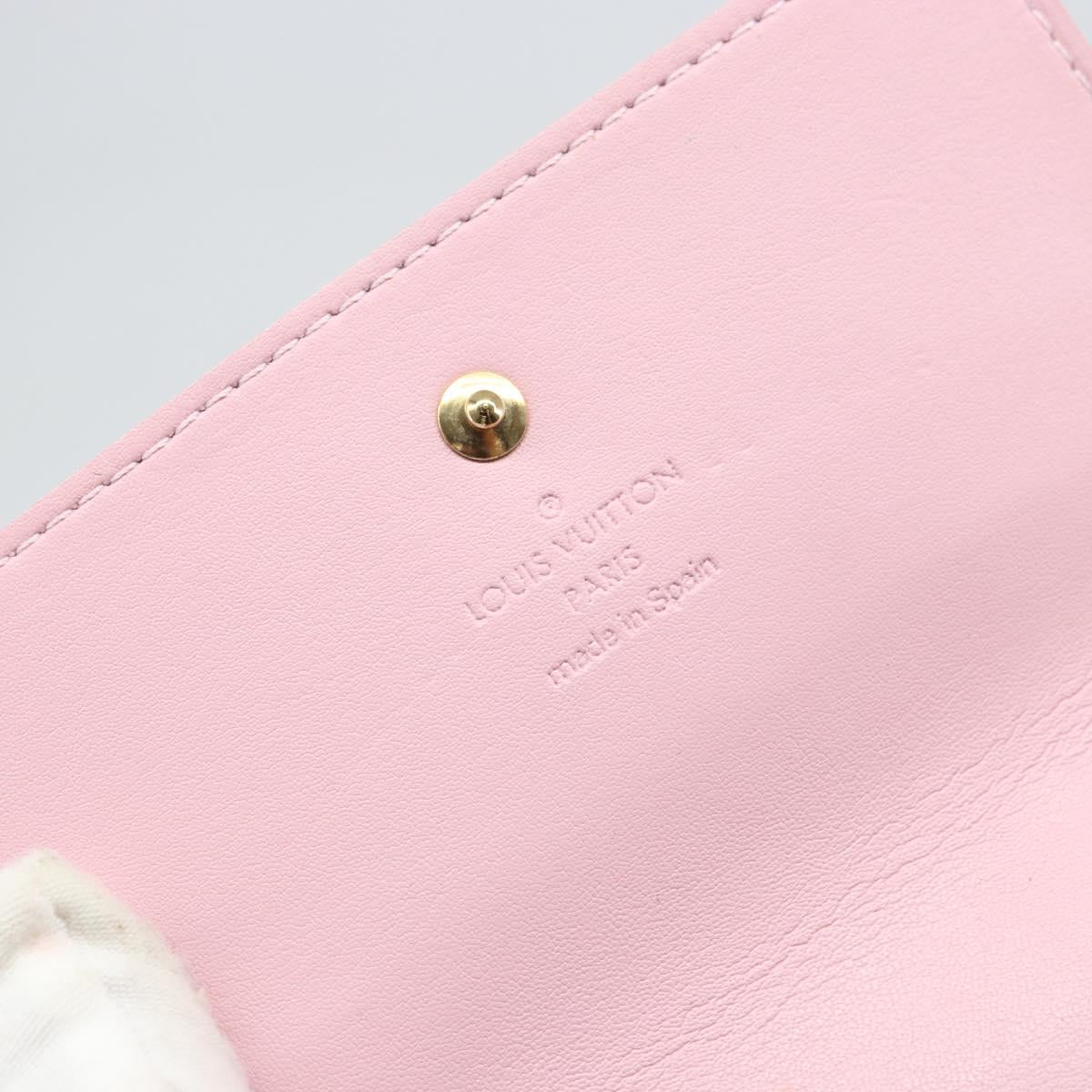 LOUIS VUITTON Monogram Vernis Kenmare Shoulder Bag Marshmallow Pink Auth bs32550