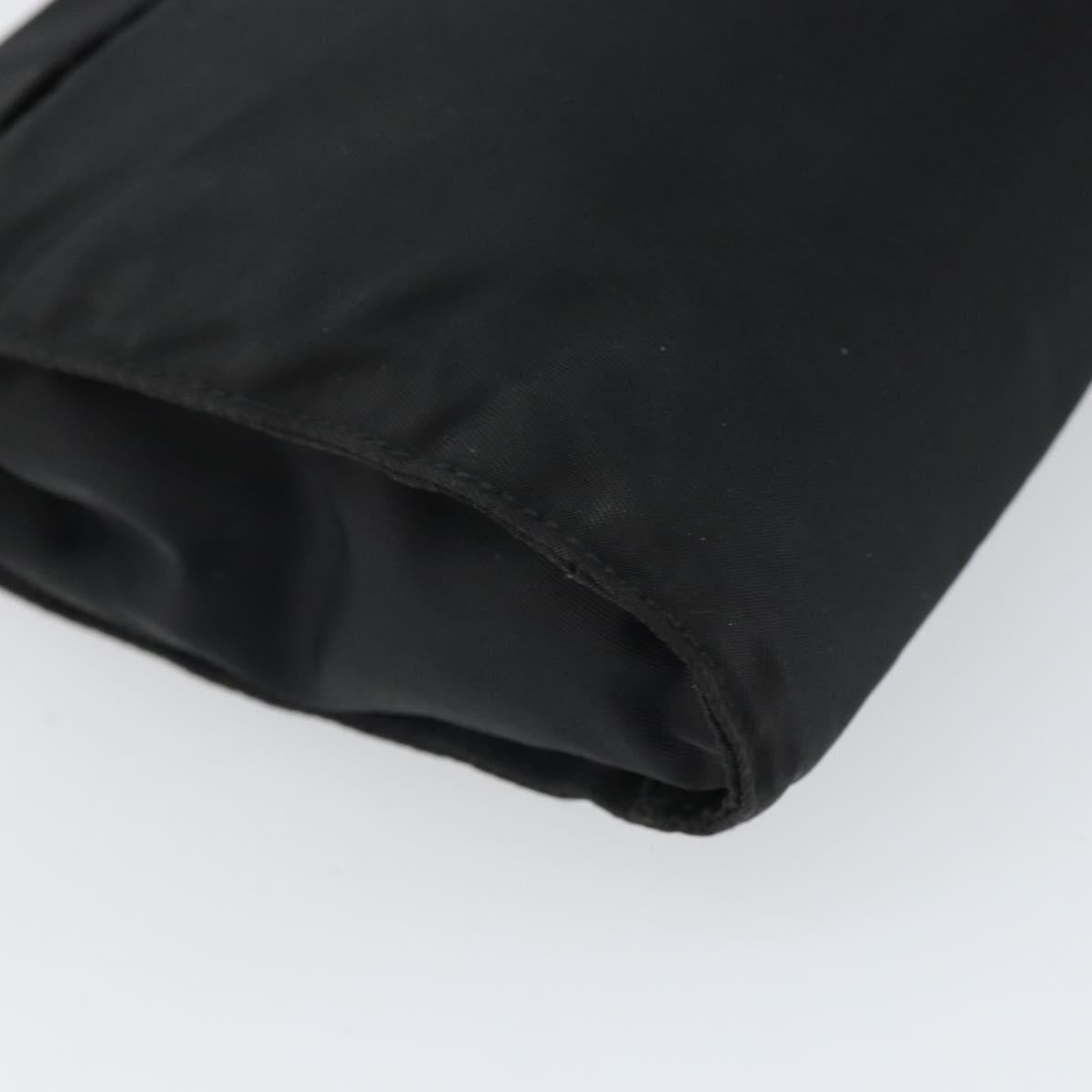 PRADA Pouch Nylon Black Auth bs32557