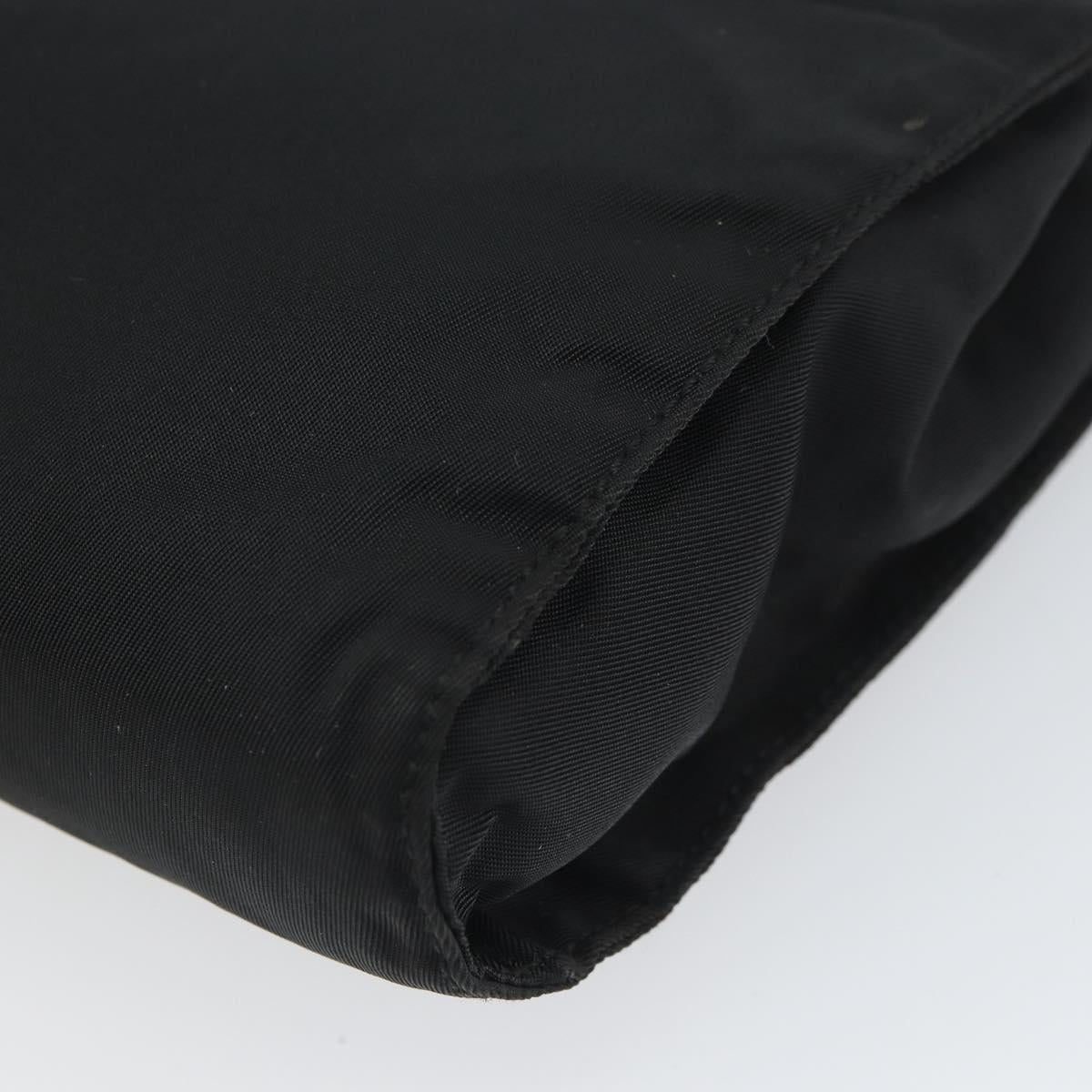 PRADA Pouch Nylon Black Auth bs32557