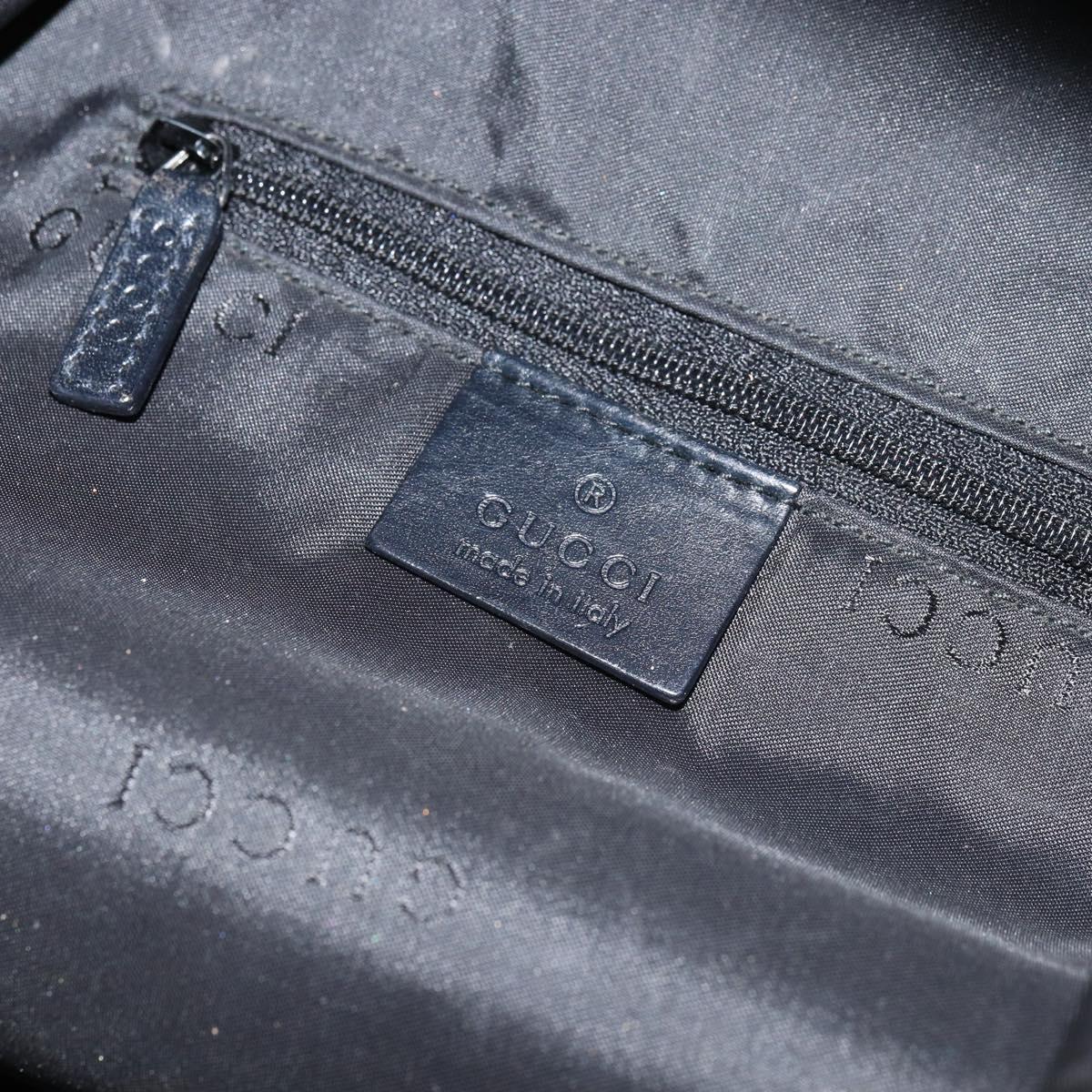 GUCCI Shoulder Bag Nylon Green Silver 001 1955 3444 Auth bs32572