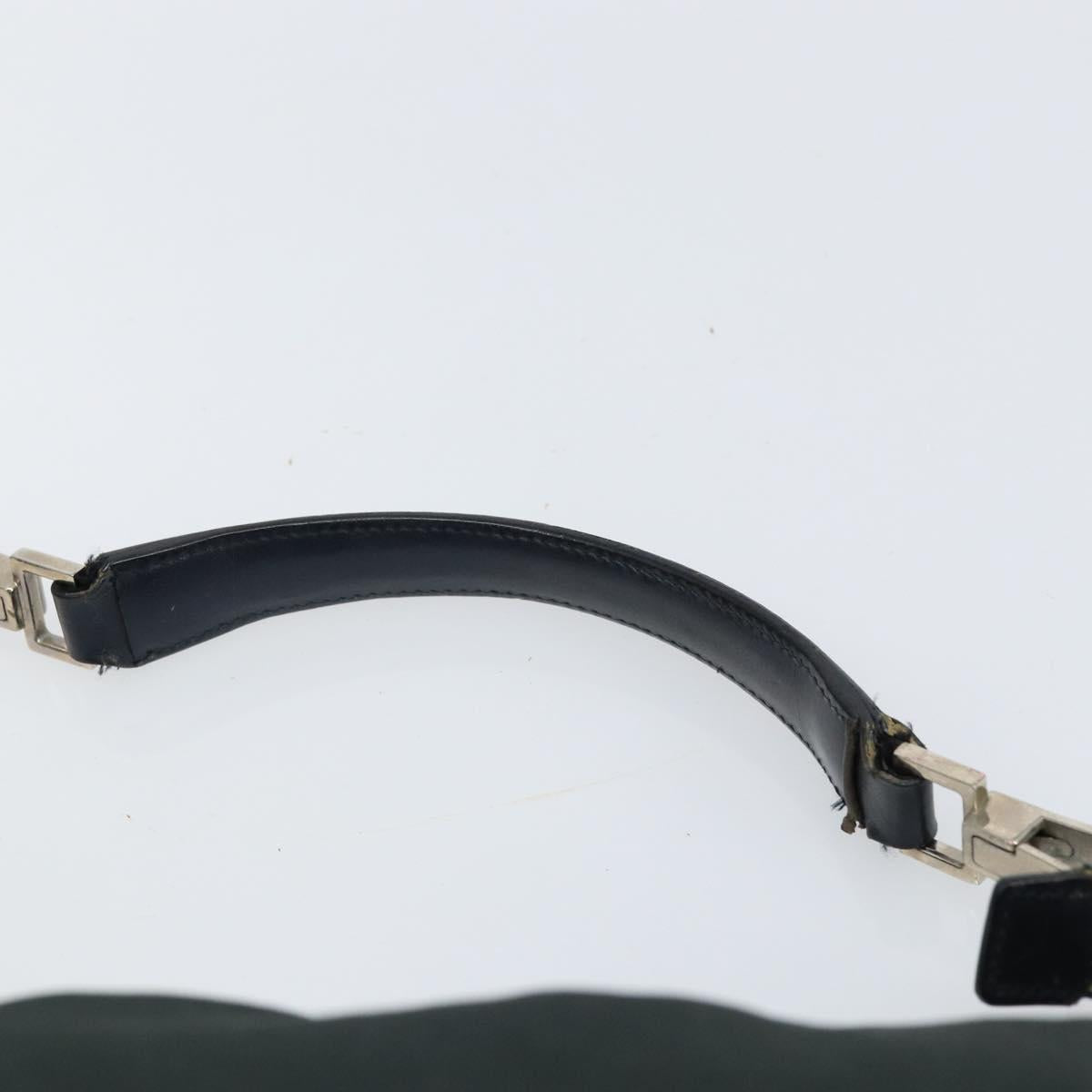 GUCCI Shoulder Bag Nylon Green Silver 001 1955 3444 Auth bs32572