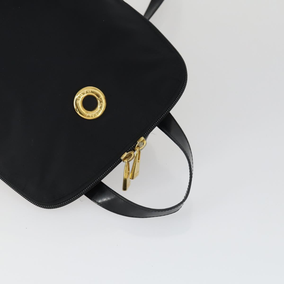 FENDI Celine Hand Bag Nylon 3 Set Black Brown Auth bs32598