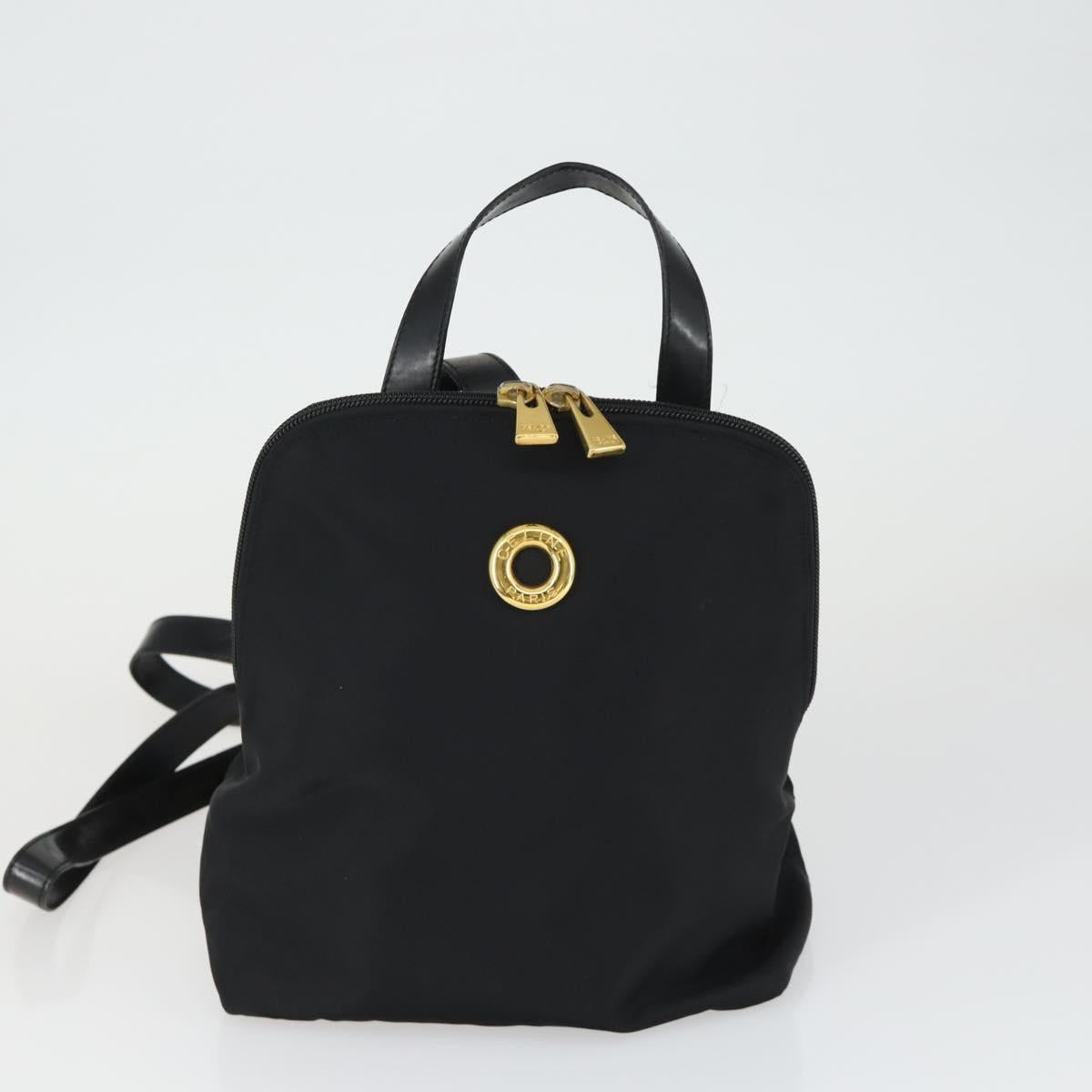 FENDI Celine Hand Bag Nylon 3 Set Black Brown Auth bs32598