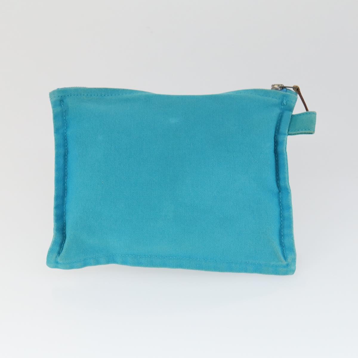 HERMES Bora Bora Pouch Canvas 3 Set Light Blue Auth bs32604