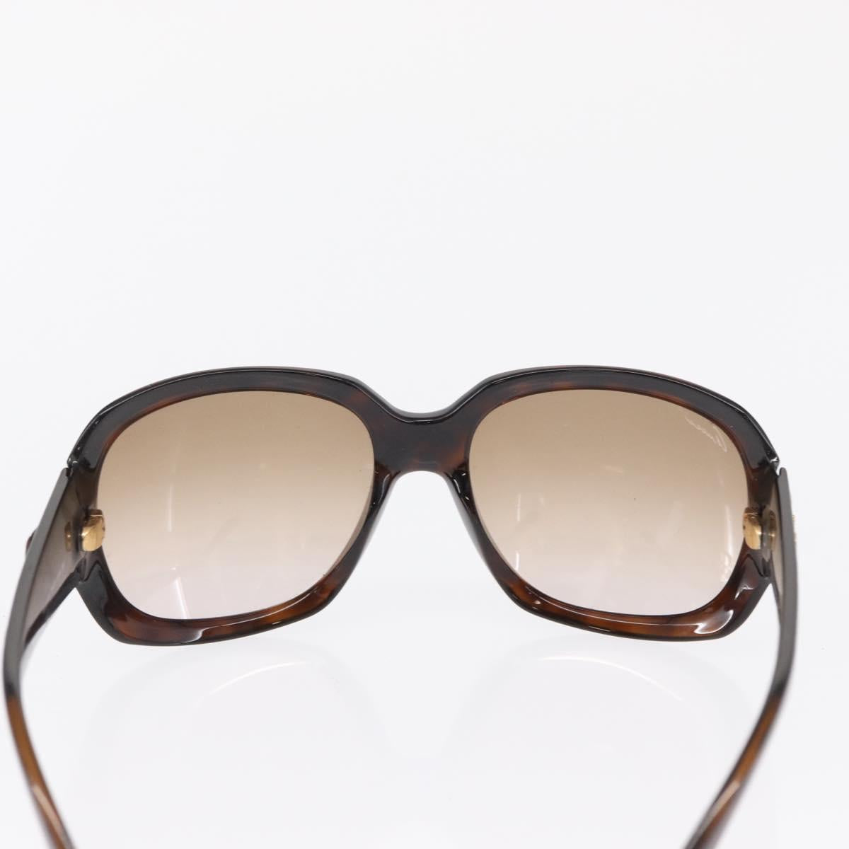 GUCCI Glasses Sunglasses plastic 2 Set Black Brown Auth bs32606