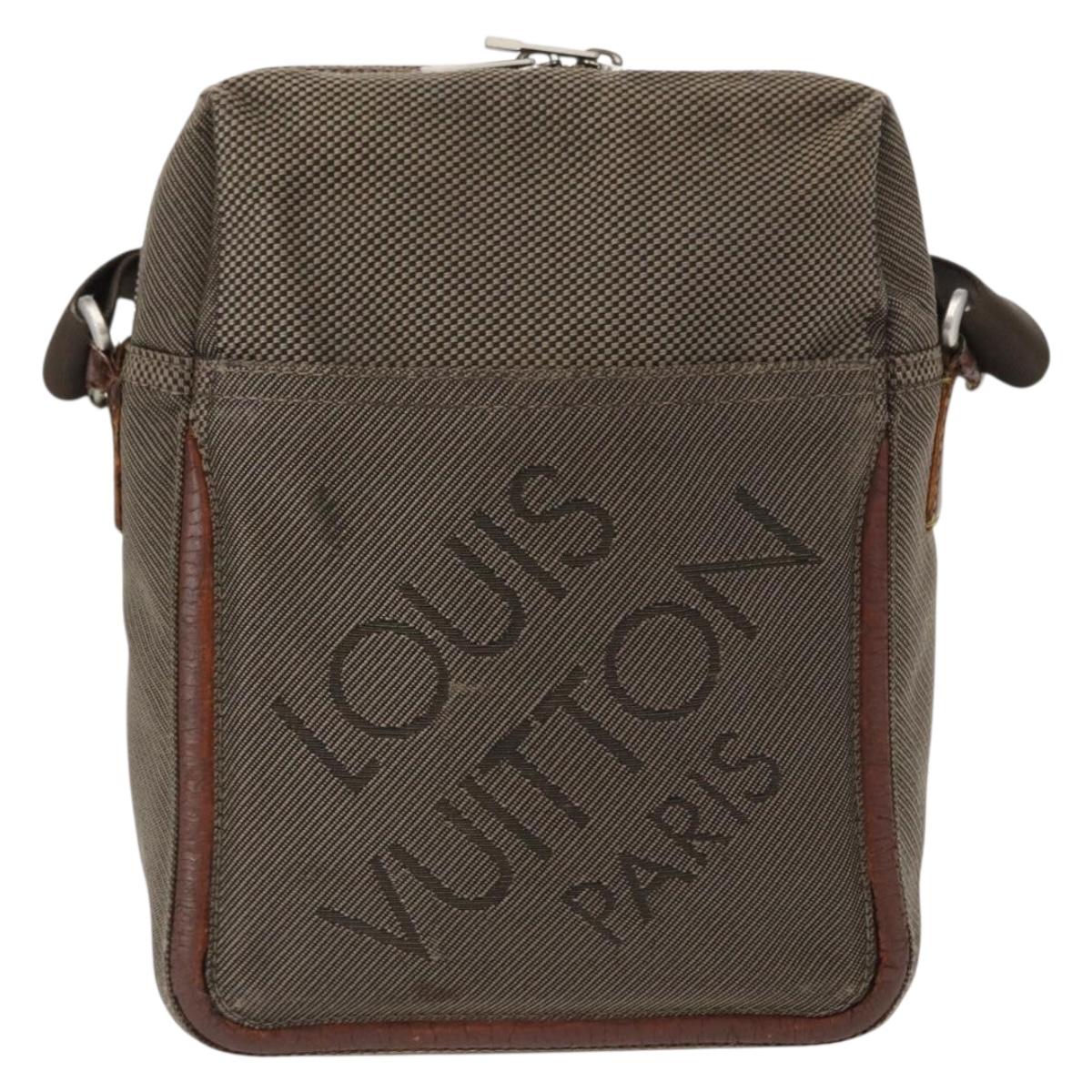 LOUIS VUITTON Damier Geant Sitadan MM Shoulder Bag Brown M93040 LV Auth bs32608