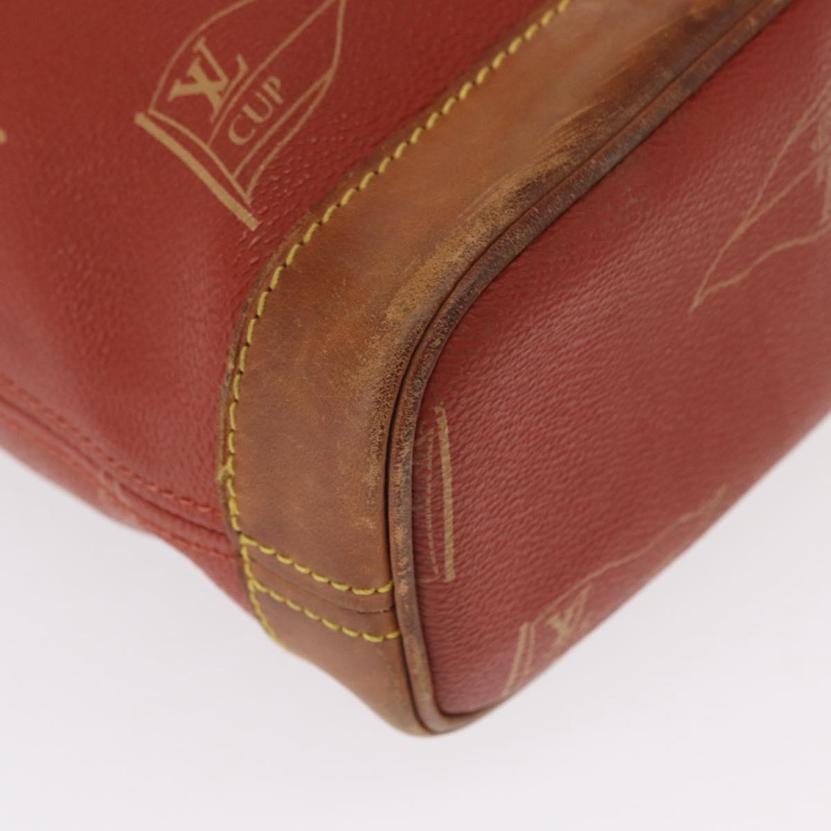 LOUIS VUITTON LOUIS VUITTON Cup Le Touquet Shoulder Bag Red M80027 Auth bs32613