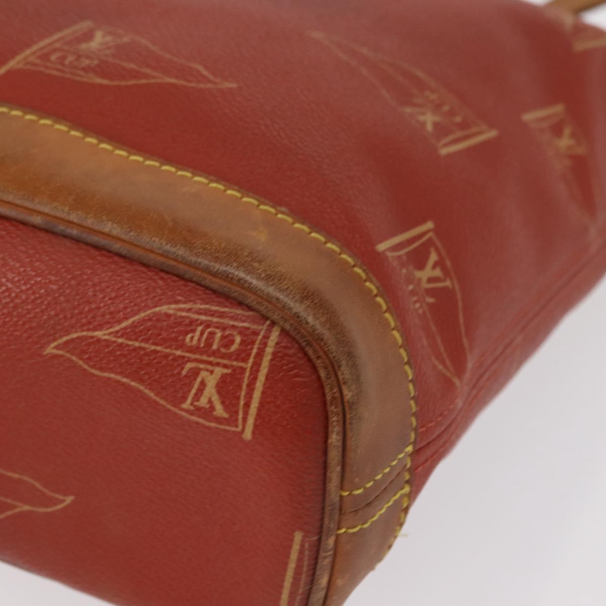 LOUIS VUITTON LOUIS VUITTON Cup Le Touquet Shoulder Bag Red M80027 Auth bs32613
