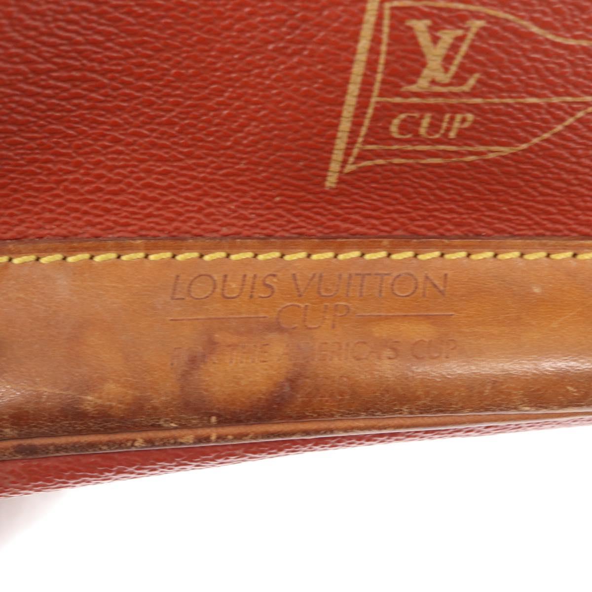 LOUIS VUITTON LOUIS VUITTON Cup Le Touquet Shoulder Bag Red M80027 Auth bs32613