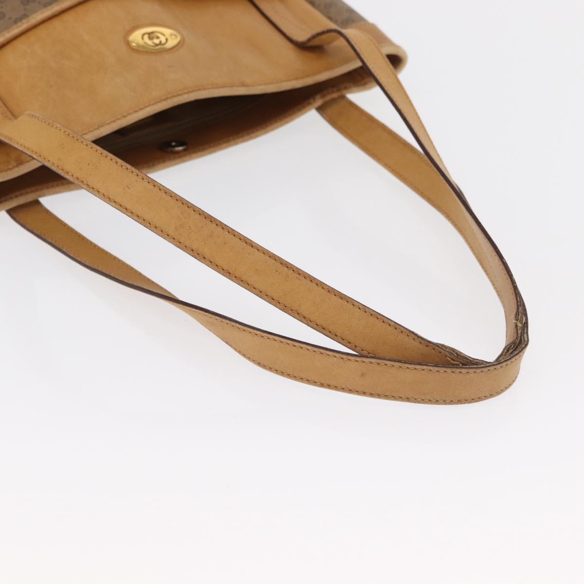 GUCCI GG Supreme Tote Bag PVC Beige Gold 002 37 0035 Auth bs32662
