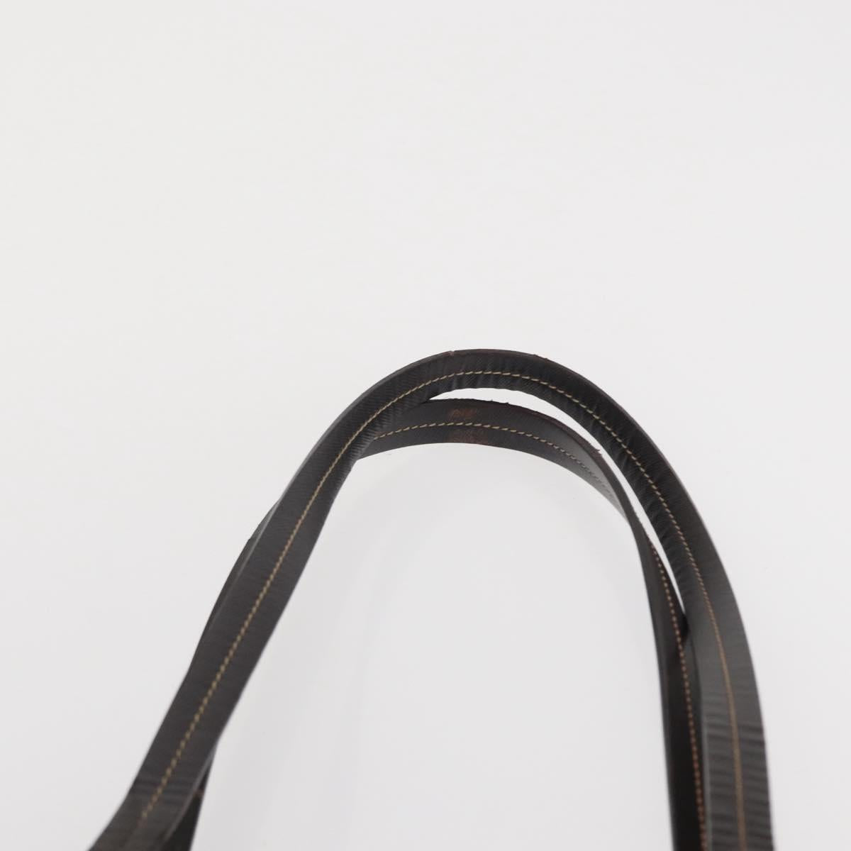 PRADA Tote Bag Nylon Green Gold Auth bs32718