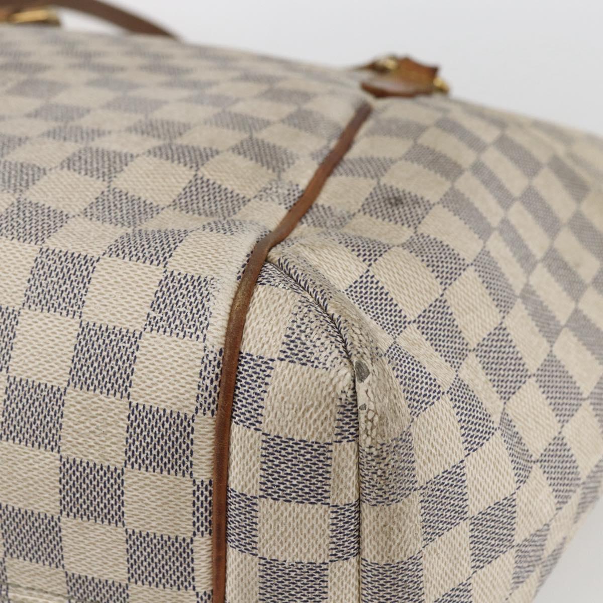 LOUIS VUITTON Damier Azur Totally PM Tote Bag N41280 LV Auth bs32741