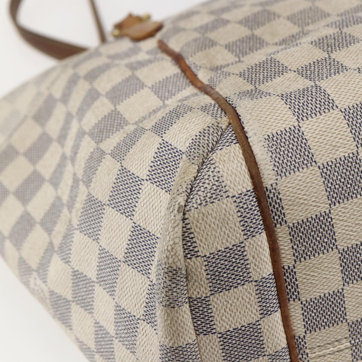 LOUIS VUITTON Damier Azur Totally PM Tote Bag N41280 LV Auth bs32741