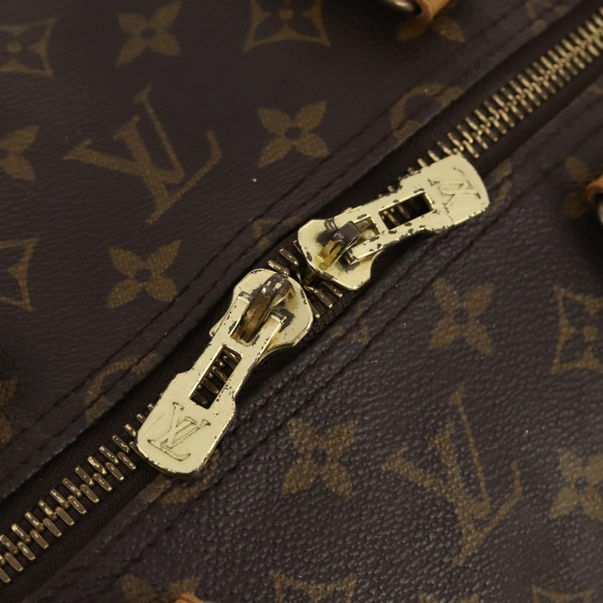 LOUIS VUITTON Monogram Keepall 55 Boston Bag M41424 LV Auth bs32746