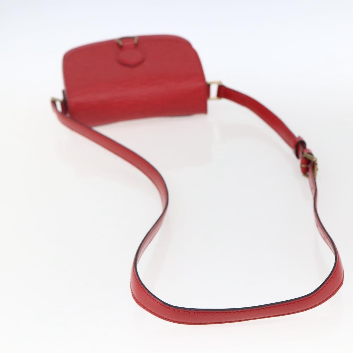 LOUIS VUITTON Epi Saint Cloud PM Shoulder Bag Red M52217 LV Auth bs32747