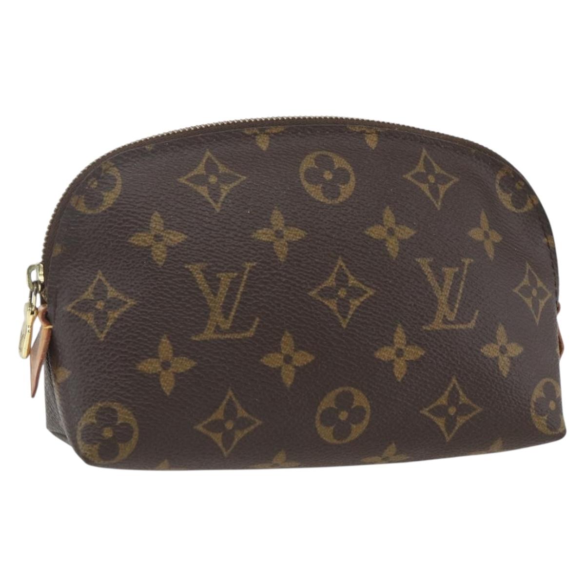 LOUIS VUITTON Monogram Pochette Cosmetic PM Cosmetic Pouch M47515 Auth bs32748