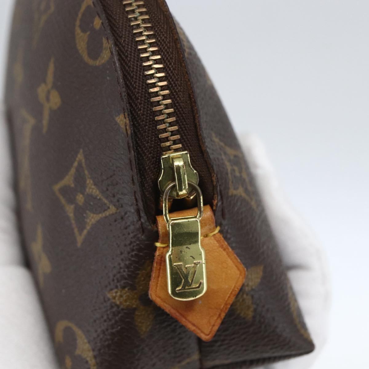 LOUIS VUITTON Monogram Pochette Cosmetic PM Cosmetic Pouch M47515 Auth bs32748