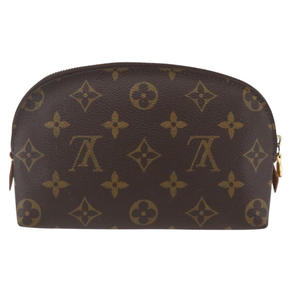 LOUIS VUITTON Monogram Pochette Cosmetic PM Cosmetic Pouch M47515 Auth bs32748