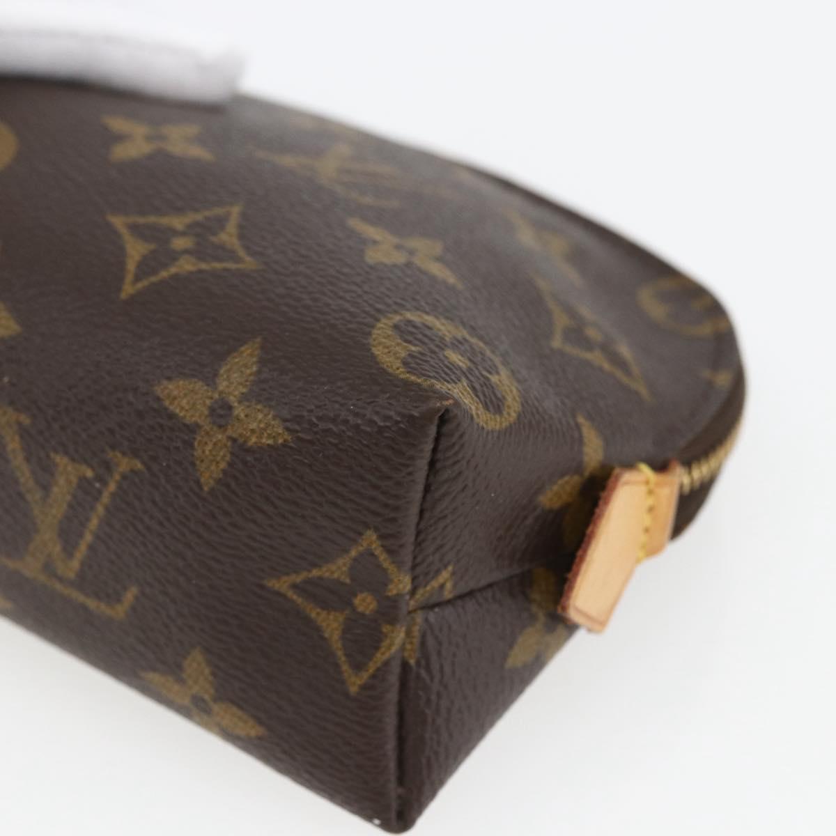 LOUIS VUITTON Monogram Pochette Cosmetic PM Cosmetic Pouch M47515 Auth bs32748