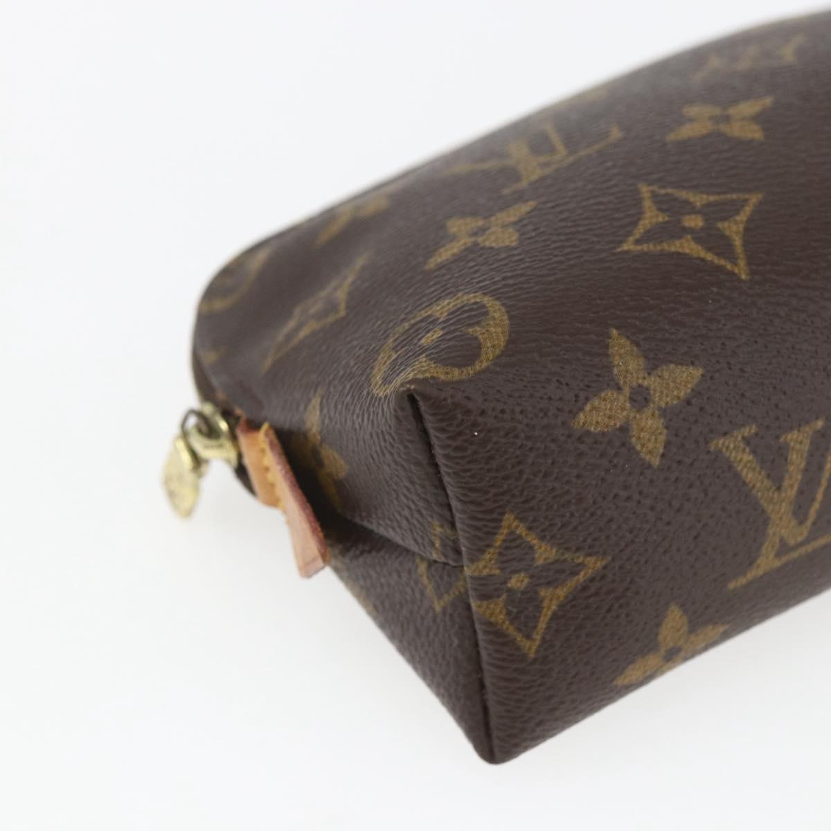 LOUIS VUITTON Monogram Pochette Cosmetic PM Cosmetic Pouch M47515 Auth bs32748