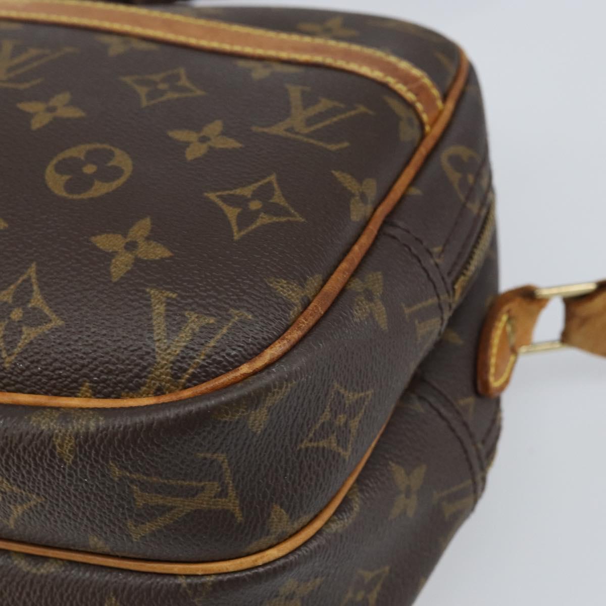 LOUIS VUITTON Monogram Reporter PM Shoulder Bag M45254 LV Auth bs32756