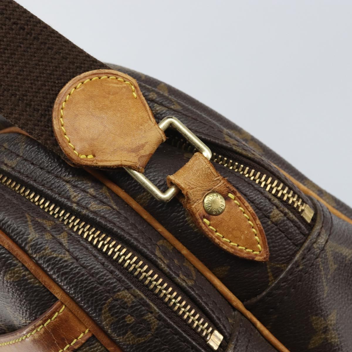 LOUIS VUITTON Monogram Reporter PM Shoulder Bag M45254 LV Auth bs32756